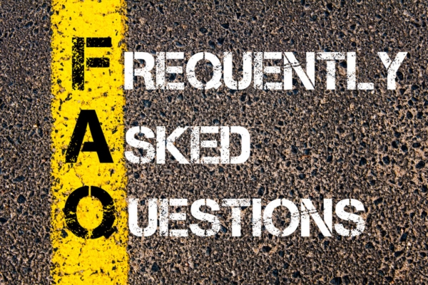 frequently asked questions spray painted on concrete depicting oil tank questions