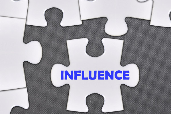 the word influence depicting influences on fuel oil tanks